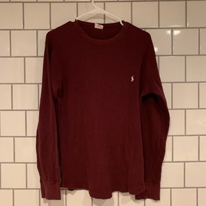 Long sleeve Polo thermal size Large